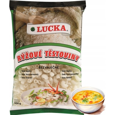 Lucka Cestoviny ryžové kolienka bez lepku 300 g