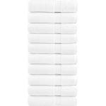 vidaXL Премиум хавлиени кърпи SOLUND 10 бр бели 100x150 см 600 gsm (137134)