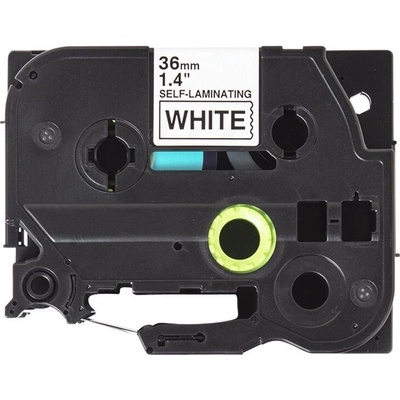 Compatible Brother TZ-SL261 / TZe-SL261, 36mm x 8m, черен печат / бял фон, съвместима лента (TZeSL261)