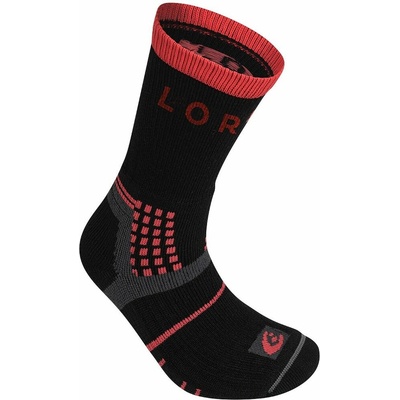 Lorpen T3 WOMEN MIDWEIGHT HIKER ECO BLACK/RED