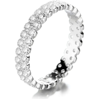 Silenti Jewelry Сребърен пръстен "Воля" - 8 - 57мм (18.1мм диам. )