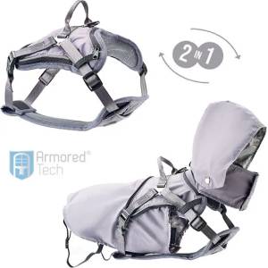 Armored tech ArmoredTech 2 в 1 колан + дъждобран, сив XS