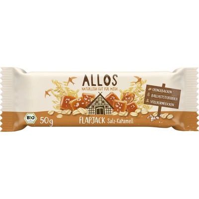 Allos Flapjack slaný karamel bio 50 g