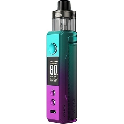 VooPoo Drag X2 Mod Pod 80 W Full Kit 0 mAh Sky Blue 1 ks