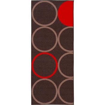 ABC vivace КИЛИМ opty brown orange 200x57cm (18380)