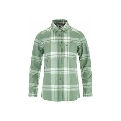Fjällräven ÖVIK LITE FLANNEL SHIRT WOMEN Zelená