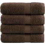 vidaXL Премиум кърпи за ръце SOLUND 4 бр. кафяви 50x100 см 600 г/м2 (137234)