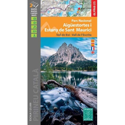 mapa Parc Nacional d Aigüestortes i Estany de Sant Maurici 1:25