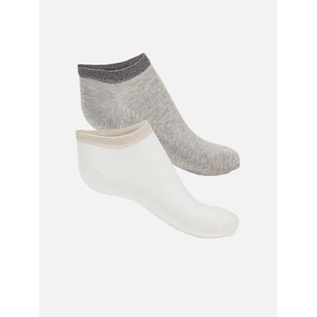 Geox Бели и сиви дамски чорапи 2 пакета Geox Geox | Byal | ЖЕНИ | UNI