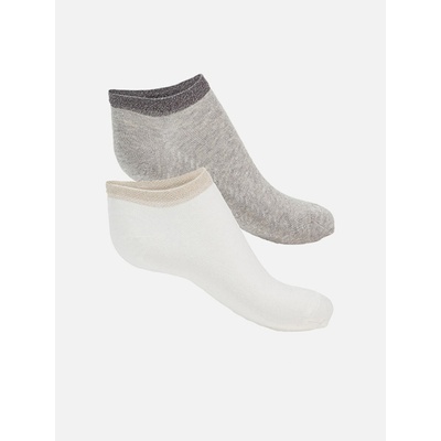 Geox Бели и сиви дамски чорапи 2 пакета Geox Geox | Byal | ЖЕНИ | UNI