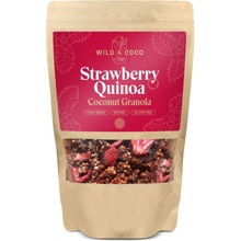 Wild&Coco Kokosová granola Jahody & quinoa, 220 g