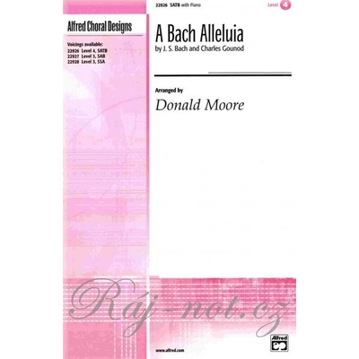 A BACH ALLELUIA / SATB* + piano