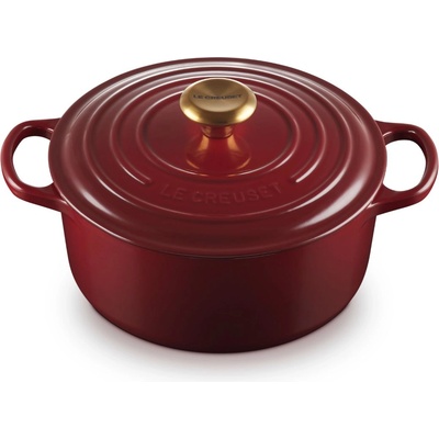 Le Creuset Съдове за готвене SIGNATURE 24 см, 4, 2 л, GARNET, чугун, Le Creuset (LECR21177249494441)
