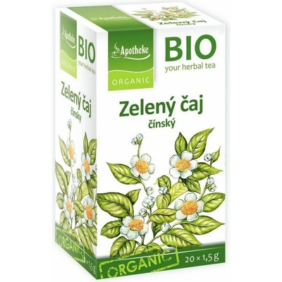 Apotheke Bio zelený čaj 20 x 1,5 g