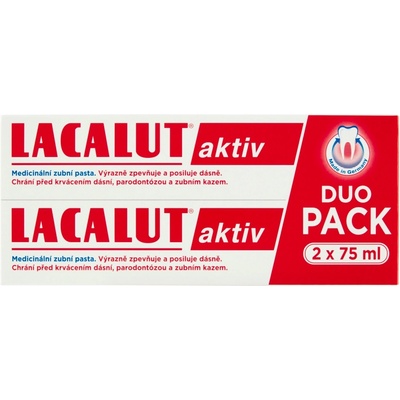 Natur Produkt Lacalut ZP DUO 2x75ml Активен
