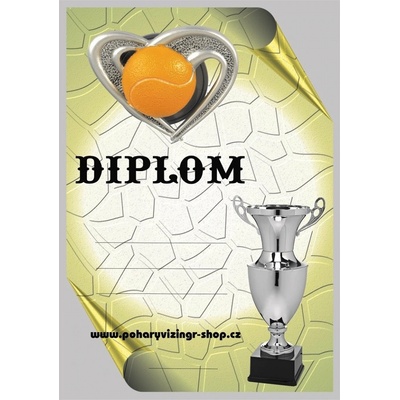 VIZINGR Tenis diplom A4 č.42