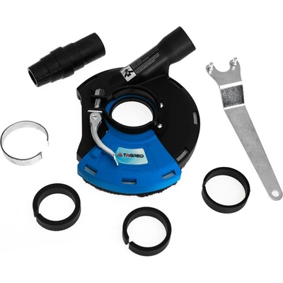 TAGRED Odsávací kryt s kartáčovým věncem pro úhlové brusky 115-125 mm TA1113