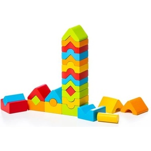 Cubika 15016 Комплект от 5 кули ld-13 - дървен пъзел 25 части (1-15016)