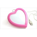 USB ohřívač nápojů srdce