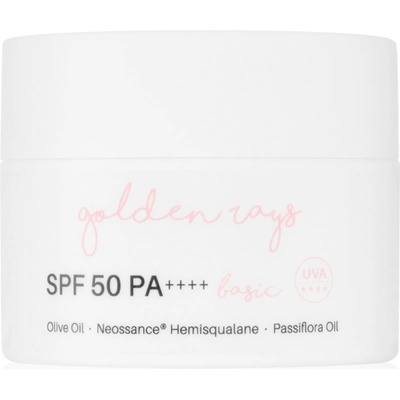 Nacomi Next Level Golden Rays хидратиращ дневен крем SPF 50 holiday 50ml