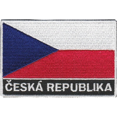 Nášivka Česká vlajka Česká republika 7,5x5,1 cm