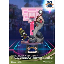 Beast Kingdom Toys Space Jam A New Legacy D-Stage PVC Diorama Tasmanian Devil a Marvin The Martian e 15 cm