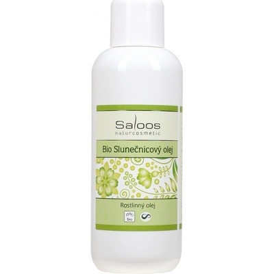 Saloos Bio slunečnicový rostlinný olej lisovaný za studena 1000 ml