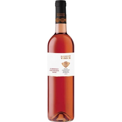 Slovenské Vinice Cabernet Sauvignon rosé ružové suché 2021 11,5% 0,75 l (čistá fľaša)