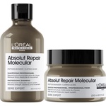 L'Oréal L'Oréal Professionnel Absolut Repair Molecular Комплект - Шампоан и Маска, 300 + 250 ml - baby