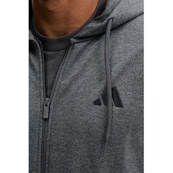 Adidas Жилетка adidas Essentials в сиво с качулка с изчистен дизайн JL9824 (JL9824)