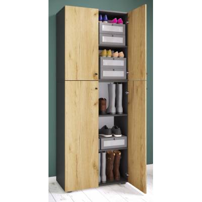 VCM Lona XXL 5dílný 70 × 39 × 182 cm antracitový