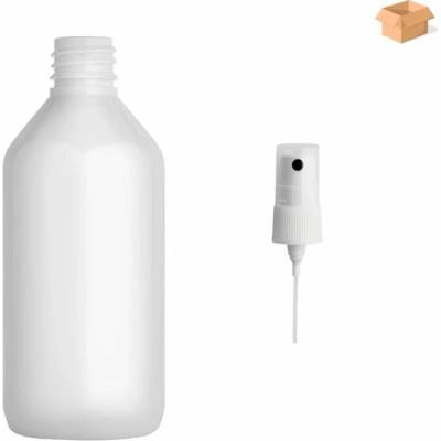 Via Plastová lahvička bílá s BÍLÝM rozprašovačem 115 ml 400 ks