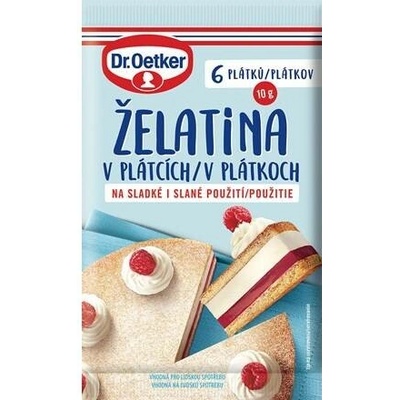 Dr. Oetker Želatina plátky 25 x 10 g