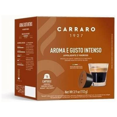 CARRARO Aroma E Gusto Intenso kompatibilní s Dolce Gusto 16 ks