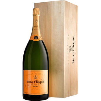 Veuve Clicquot Yellow Label Mathusalem в дървена кутия 6 l