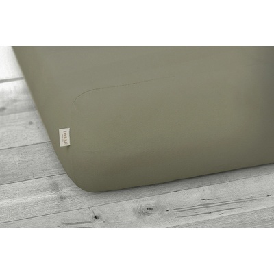 Darré jersey prostěradlo tmavé khaki 60x120x20