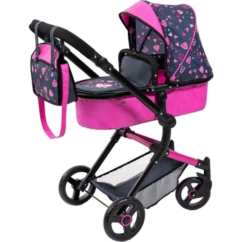 Bayer Design Количка за кукли Bayer - Neo Vario, трансформираща, с чанта, циклама (18418AA)
