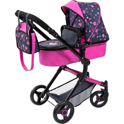 Bayer Design Количка за кукли Bayer - Neo Vario, трансформираща, с чанта, циклама (18418AA)