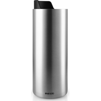 Eva Solo Чаша за пътуване URBAN TO GO 350 мл, черен капак, неръждаема стомана, Eva Solo (ES567100)