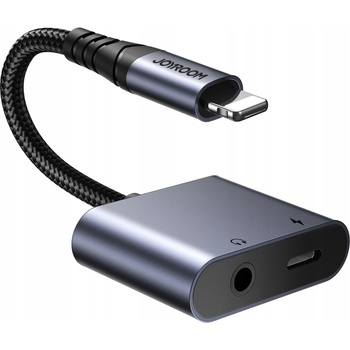 Joyroom SY-L01 Lightning na 3,5 mm + Lightning černý
