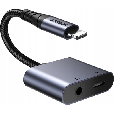 Joyroom SY-L01 Lightning na 3,5 mm + Lightning černý