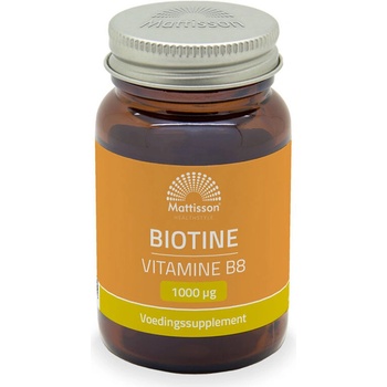 Mattisson Healthstyle Биотин 1000 g 60 таблетки | Mattisson Healthstyle (MT2374)