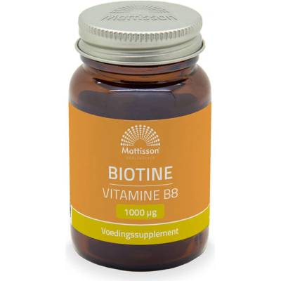 Mattisson Healthstyle Коса и кожа - Биотин, 1000 g х 60 таблетки (MT2374)