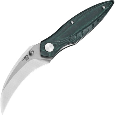 Bestech MANTIDAE 14C28N, Micarta Green BG60E