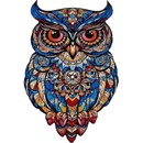 Kruzzel 24551 Drevené puzzle sova, 177 ks