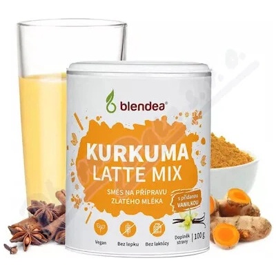 Blendea Kurkuma Latte Mix vanilka 100 g