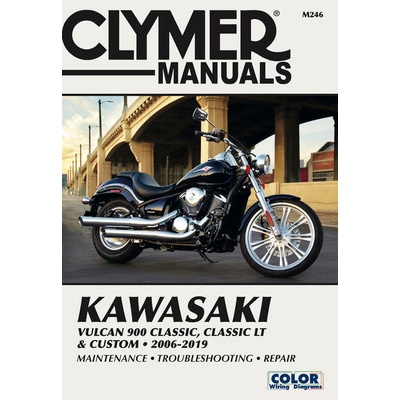 Kawasaki Vulcan 900 Classic, Classic LT & Custom 2006 - 2019: Clymer Manuals: Maintenance - Troubleshooting - Repair Editors of Haynes Manuals