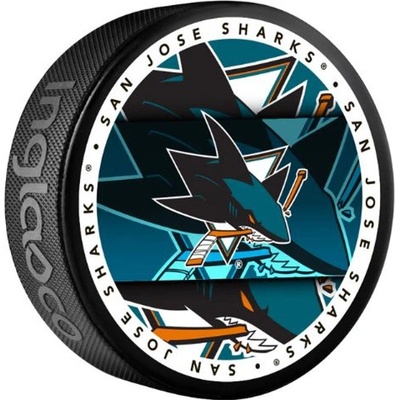 Inglasco / Sherwood Fanouškovský puk NHL Medallion Blister San Jose Sharks