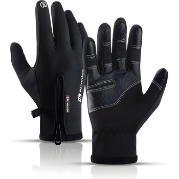 HARAHU Зимни спортни ръкавици за телефон - размер xl - черна kp35496 (35496)