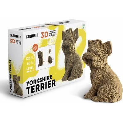 Cartonic 3D puzzle YORKSHIRE TERRIER 126 ks